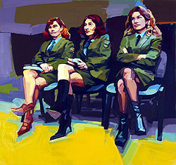 "Zauber der Macht", 2008, Öl auf Lw., 150 x 160 cm